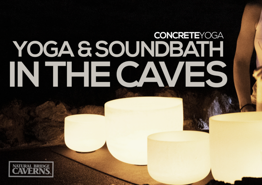 cave background with soothing candle lights for yoga | Natural Bridge Caverns