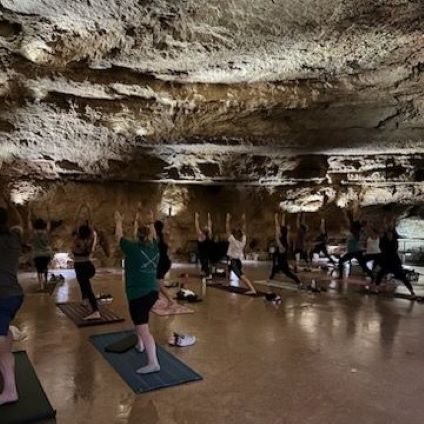 Yoga + Soundbath <br> in the Cave