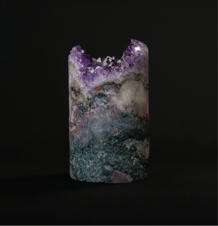 Amethyst Cylinder Freeform