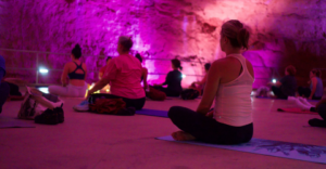 Galentines Goes Underground with Yoga and a Soundbath